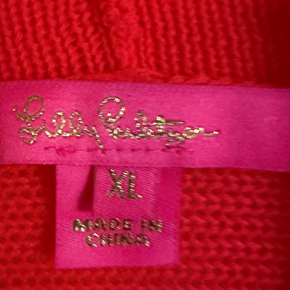 Lilly Pulitzer Women's Bold Pink Cardigan